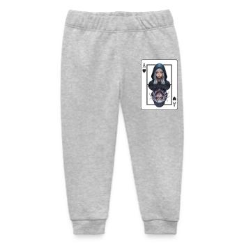 Doppelter Schatten: Ass Portrait - Baby Organic Jogginghose Baby Tumbler von Stanley/Stella - Grau meliert - Vorne