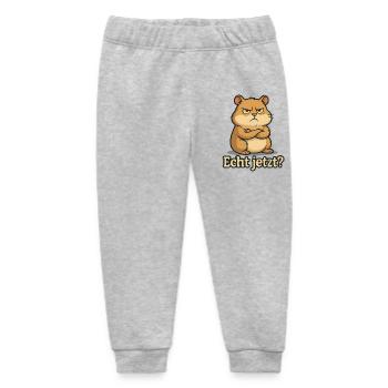 Echt jetzt Hamster - Baby Organic Jogginghose Baby Tumbler von Stanley/Stella - Grau meliert - Vorne