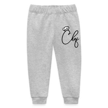 Chef Koch - Baby Organic Jogginghose Baby Tumbler von Stanley/Stella - Grau meliert - Vorne