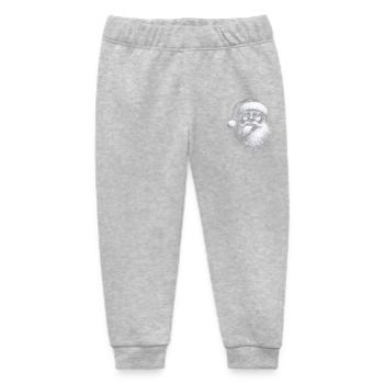 Schwarzweiß Santa Zunge - Baby Organic Jogginghose Baby Tumbler von Stanley/Stella - Grau meliert - Vorne