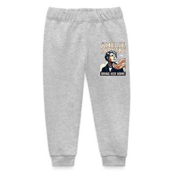 Amelia Earhart – Bring sie nach Hause - Baby Organic Jogginghose Baby Tumbler von Stanley/Stella - Grau meliert - Vorne