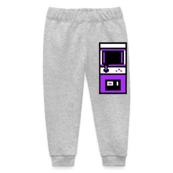 Nostalgischer Arcade Automat Gamer - Baby Organic Jogginghose Baby Tumbler von Stanley/Stella - Grau meliert - Vorne