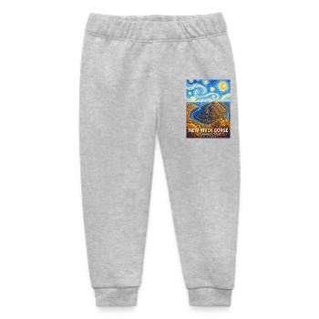 New River Gorge Landscape National Park - Baby Organic Sweatpants by Stanley/Stella - heather grey - Front
