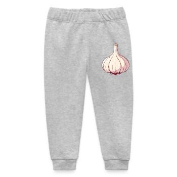 Garlic - Baby Organic Sweatpants by Stanley/Stella - heather grey - Front