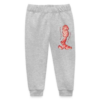 Pygmy Seahorse – Mi forma extraña - Baby Organic Sweatpants by Stanley/Stella - heather grey - Front