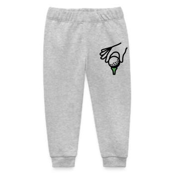Golfball Abschlag Tee Golfsport Golfclub Golfer - Baby Organic Jogginghose Baby Tumbler von Stanley/Stella - Grau meliert - Vorne