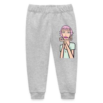 melancholic woman - Baby Organic Sweatpants by Stanley/Stella - heather grey - Front