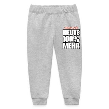 Ich Mache Heute 100% Nichts Mehr - Baby Organic Jogginghose Baby Tumbler von Stanley/Stella - Grau meliert - Vorne