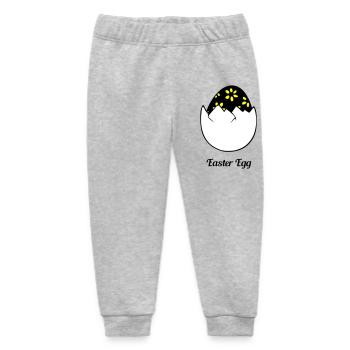 Easter Egg - Baby Organic Jogginghose Baby Tumbler von Stanley/Stella - Grau meliert - Vorne