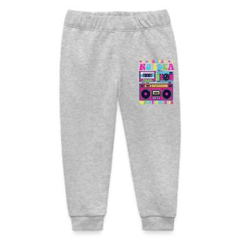 No Idea What This Is 80s Party Humor - Baby Organic Sweatpants by Stanley/Stella - heather grey - Front