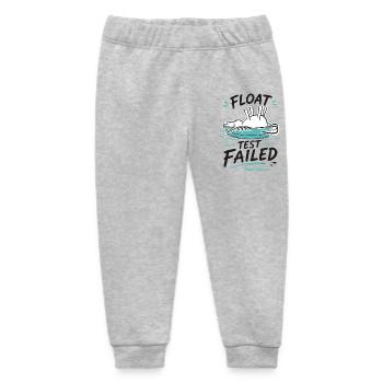 Dead Unicorn in the Swim Tube: Float Test Failed - Baby Organic Sweatpants by Stanley/Stella - heather grey - Front