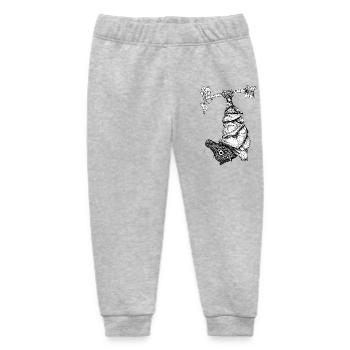 bat - Baby Organic Sweatpants by Stanley/Stella - heather grey - Front