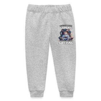 Wochenend Gaming: Schlafender Hase - Baby Organic Jogginghose Baby Tumbler von Stanley/Stella - Grau meliert - Vorne