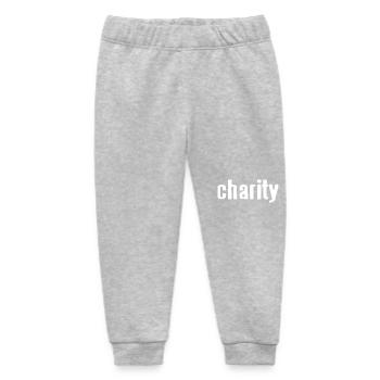 Support Charity Hope Peace Empathy Kindness - Baby Organic Jogginghose Baby Tumbler von Stanley/Stella - Grau meliert - Vorne