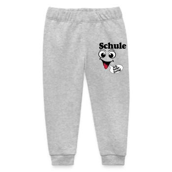 Abschluß , Schule ich habe fertig (25) - Baby Organic Jogginghose Baby Tumbler von Stanley/Stella - Grau meliert - Vorne