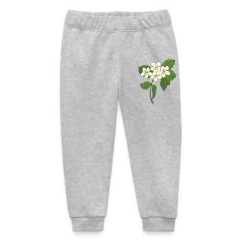 birnbaum blüten - Baby Organic Jogginghose Baby Tumbler von Stanley/Stella - Grau meliert - Vorne