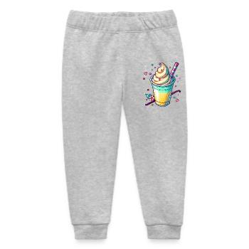 Seductive Vanilla Dreams: Vanilla Milkshake - Baby Organic Sweatpants by Stanley/Stella - heather grey - Front