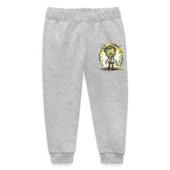 Zombie Comic Splatter - Baby Organic Jogginghose Baby Tumbler von Stanley/Stella - Grau meliert - Vorne