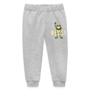 Portland Frog Protest Widerstand - Baby Organic Jogginghose Baby Tumbler von Stanley/Stella - Grau meliert - Vorne