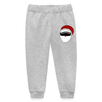 Weihnachtsmann  Helm  - Baby Organic Jogginghose Baby Tumbler von Stanley/Stella - Grau meliert - Vorne