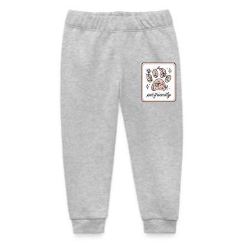 Pet friendly - Baby Organic Sweatpants by Stanley/Stella - heather grey - Front