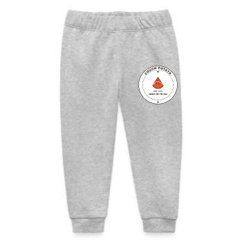 Couch Potato Laufclub Logo - Baby Organic Jogginghose Baby Tumbler von Stanley/Stella - Grau meliert - Vorne