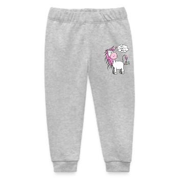 Oh! That's Magic I Unicorn Pupst stardust - Baby Organic Sweatpants by Stanley/Stella - heather grey - Front