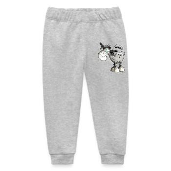 Flippiger Esel - Baby Organic Jogginghose Baby Tumbler von Stanley/Stella - Grau meliert - Vorne