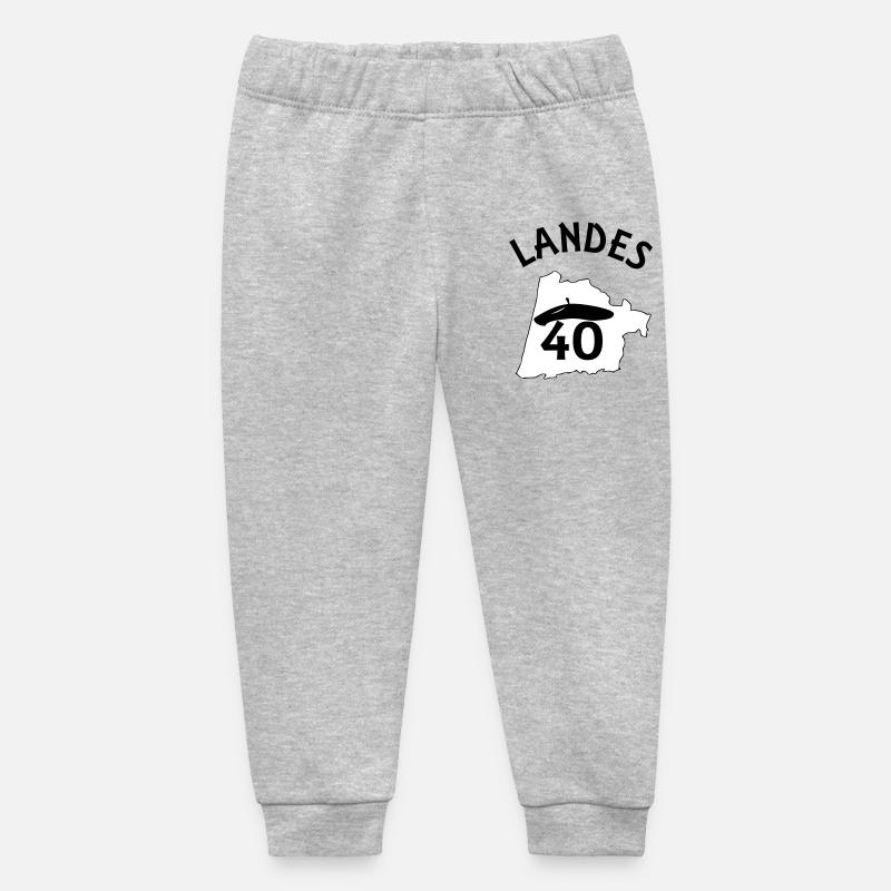 Landes - Pantalon de jogging bébé bio Stanley/Stella - gris chiné
