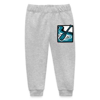 Paddle River Water Icon - Baby Organic Sweatpants by Stanley/Stella - heather grey - Front