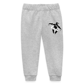 Tanzender Schimpanse - Baby Organic Jogginghose Baby Tumbler von Stanley/Stella - Grau meliert - Vorne
