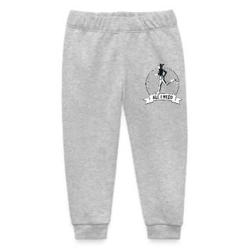 RUNNING-Emblem JOGGERIN - Baby Organic Jogginghose Baby Tumbler von Stanley/Stella - Grau meliert - Vorne