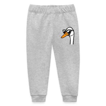 Gans - Baby Organic Jogginghose Baby Tumbler von Stanley/Stella - Grau meliert - Vorne