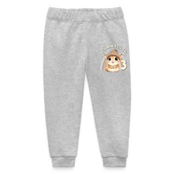 3. Geburtstag Hamster Regenbogen Süß Niedlich - Baby Organic Jogginghose Baby Tumbler von Stanley/Stella - Grau meliert - Vorne