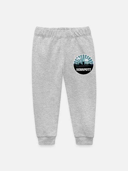 Ruhrpott Blue Hour Skyline - Baby Organic Jogginghose Baby Tumbler von Stanley/Stella - Grau meliert