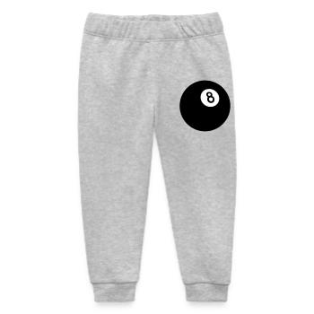 Black Eight - Baby Organic Sweatpants by Stanley/Stella - heather grey - Front