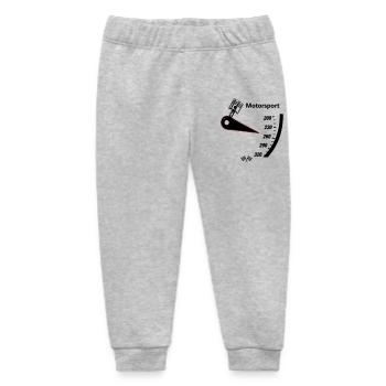 Motorsport Tacho - Baby Organic Jogginghose Baby Tumbler von Stanley/Stella - Grau meliert - Vorne