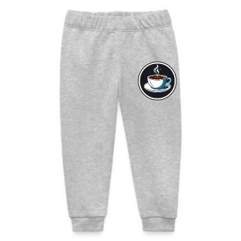 Kaffeezauber Becher Illustration - Baby Organic Jogginghose Baby Tumbler von Stanley/Stella - Grau meliert - Vorne