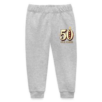 50th Birthday, 50 Still Classic Funny Turning 50 G - Baby Organic Sweatpants by Stanley/Stella - heather grey - Front