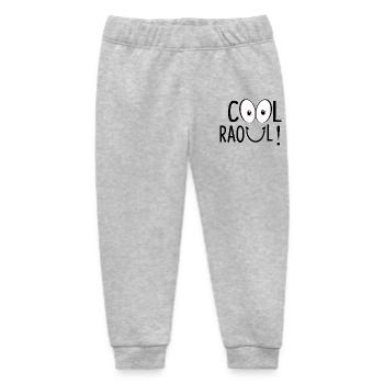 COOLER RAOUL! - Baby Organic Jogginghose Baby Tumbler von Stanley/Stella - Grau meliert - Vorne