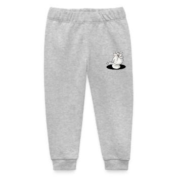 Katze Lustig Katzen Kätzchen Geschenk - Baby Organic Jogginghose Baby Tumbler von Stanley/Stella - Grau meliert - Vorne