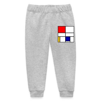 Mondrian 3 - Baby Organic Sweatpants by Stanley/Stella - heather grey - Front