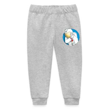 Shy astronaut - Baby Organic Sweatpants by Stanley/Stella - heather grey - Front