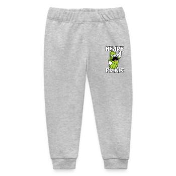 Heavy Pickle Rockige Gurke Metal Fan Metalhead - Baby Organic Jogginghose Baby Tumbler von Stanley/Stella - Grau meliert - Vorne