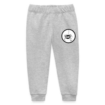 Süße Spinne - Baby Organic Jogginghose Baby Tumbler von Stanley/Stella - Grau meliert - Vorne