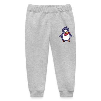Sweet Animal Bird Penguin Seabird Zoo South Pole - Baby Organic Sweatpants by Stanley/Stella - heather grey - Front