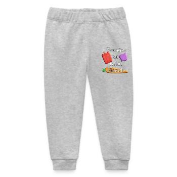 Gemüse - Gemüse ist mein Fleisch - weiß - Baby Organic Jogginghose Baby Tumbler von Stanley/Stella - Grau meliert - Vorne