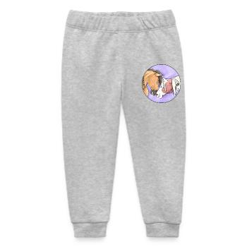 Wild Horse Life III - Baby Organic Sweatpants by Stanley/Stella - heather grey - Front