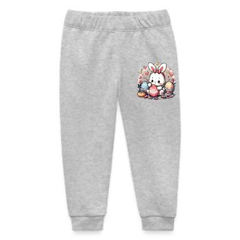 Easter preparations - Baby Organic Sweatpants by Stanley/Stella - heather grey - Front
