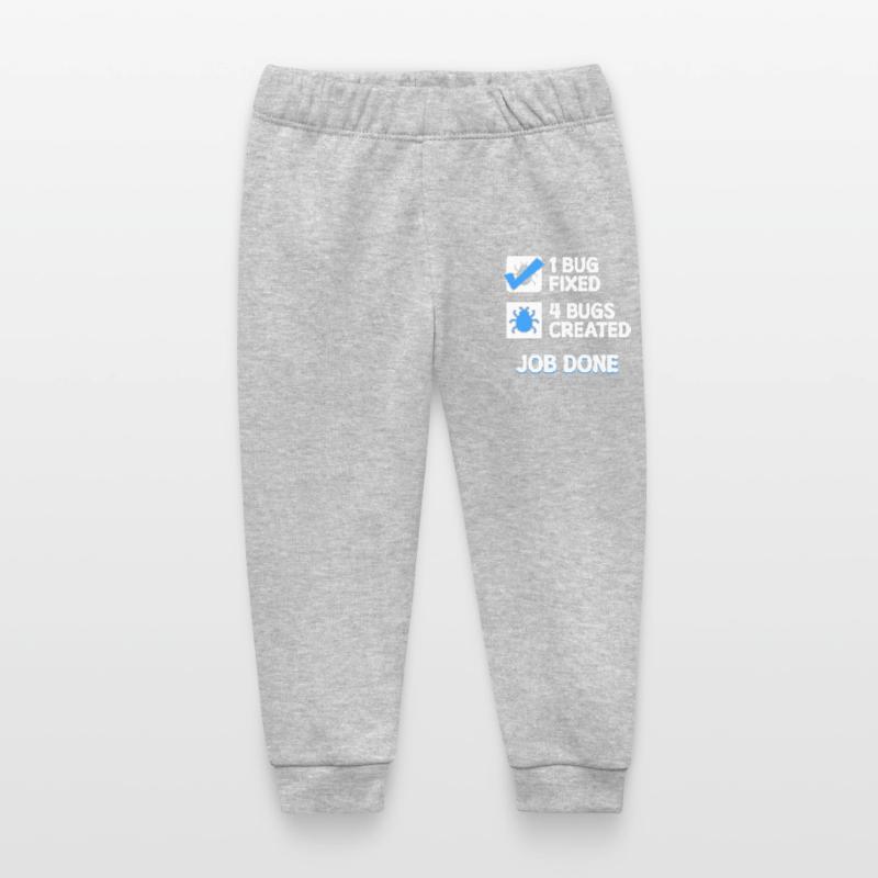 Bugfixing Developer Bugs Code Statement Computer Science Baby Organic Sweatpants by Stanley/Stella